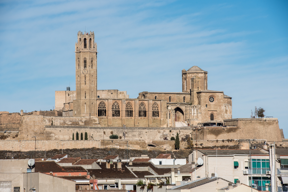 Castillo y catedral de Lleida
