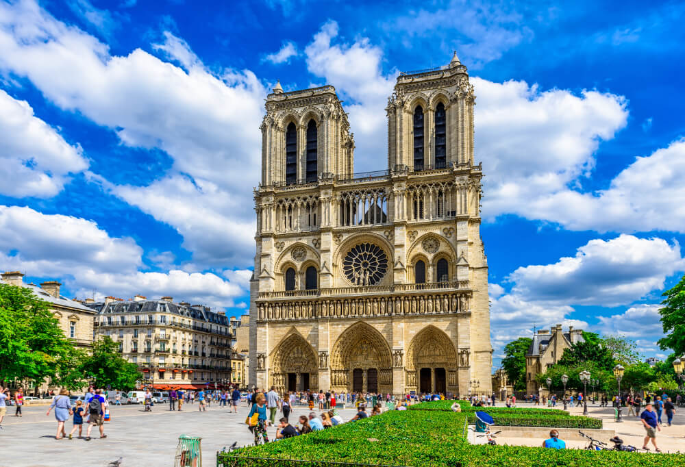 Catedral de Notre Dame de París, uno de los monumentos más visitados