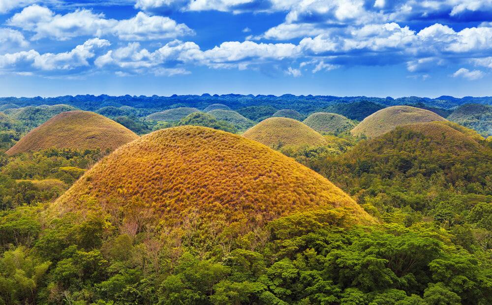 Colinas de Chocolate en Bohol, Filipinas