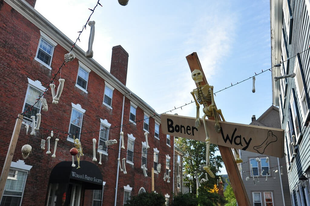 Decoración de Halloween en Salem