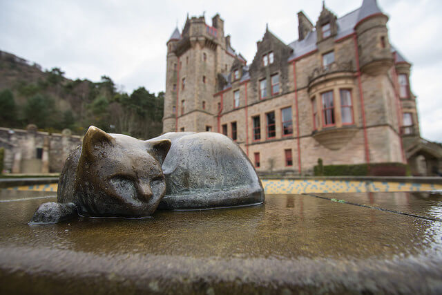 Jardines del castillo de Belfast