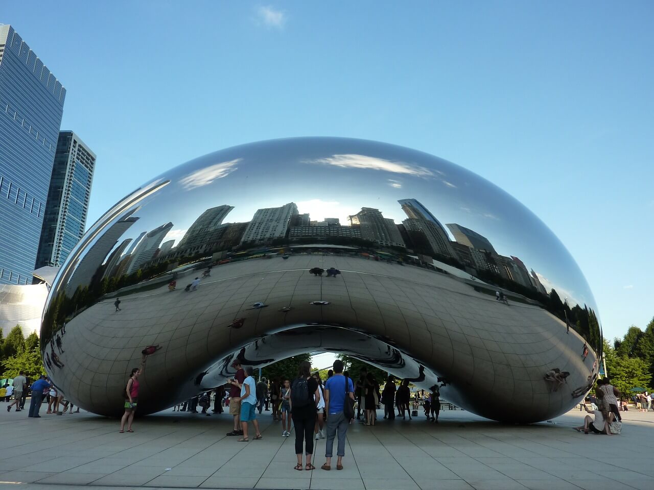 Haba de acero en el Millennium Park