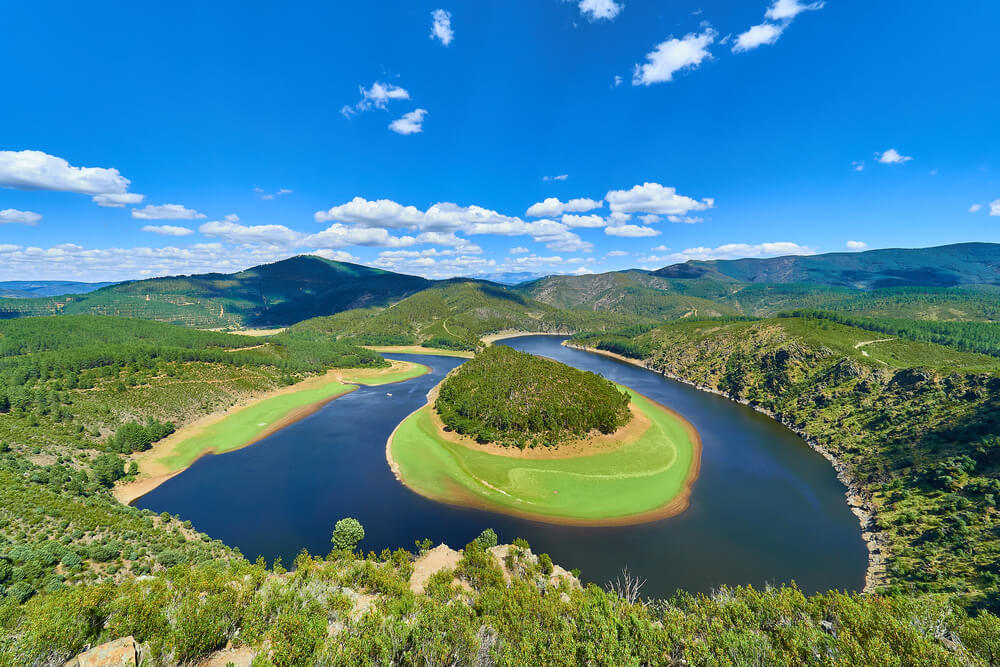 Meandro del Melero en Las Hurdes