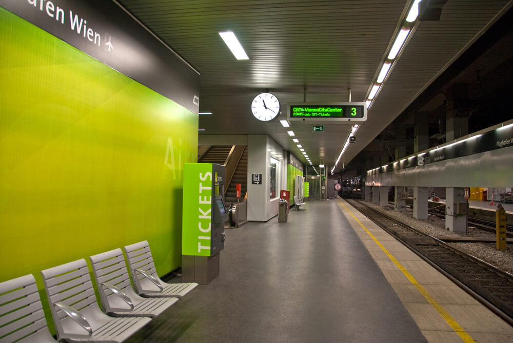 Estación de metro, medio para moverte por Viena