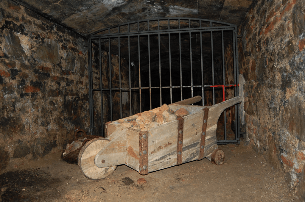 Interior de la mina de Almadén en Ciudad Real
