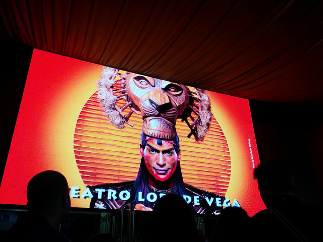 Cartel de "El Rey León"