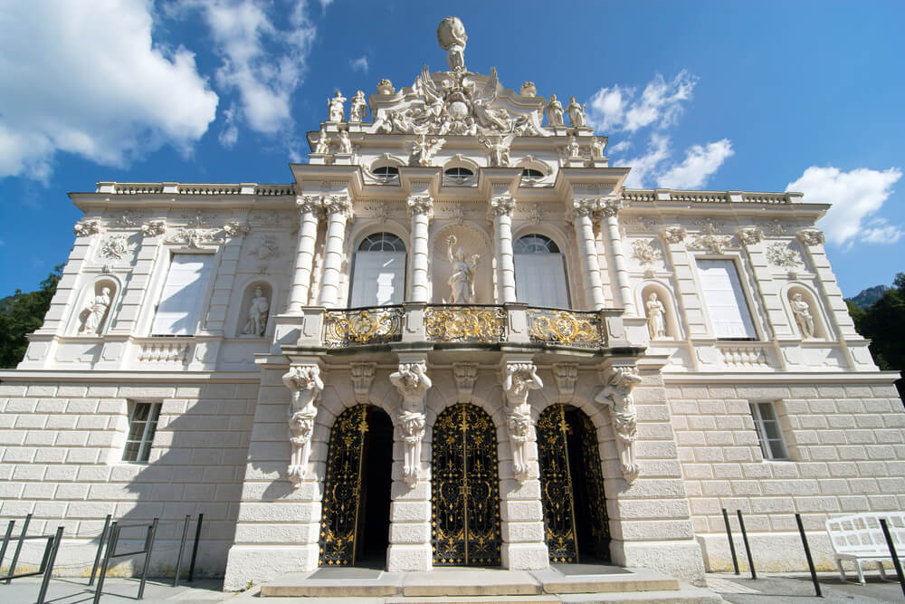 Fachada del palacio de Linderhof