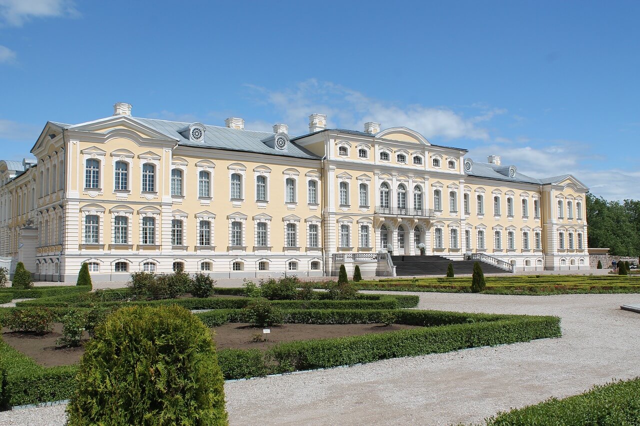 Palacio de Rundale en Letonia