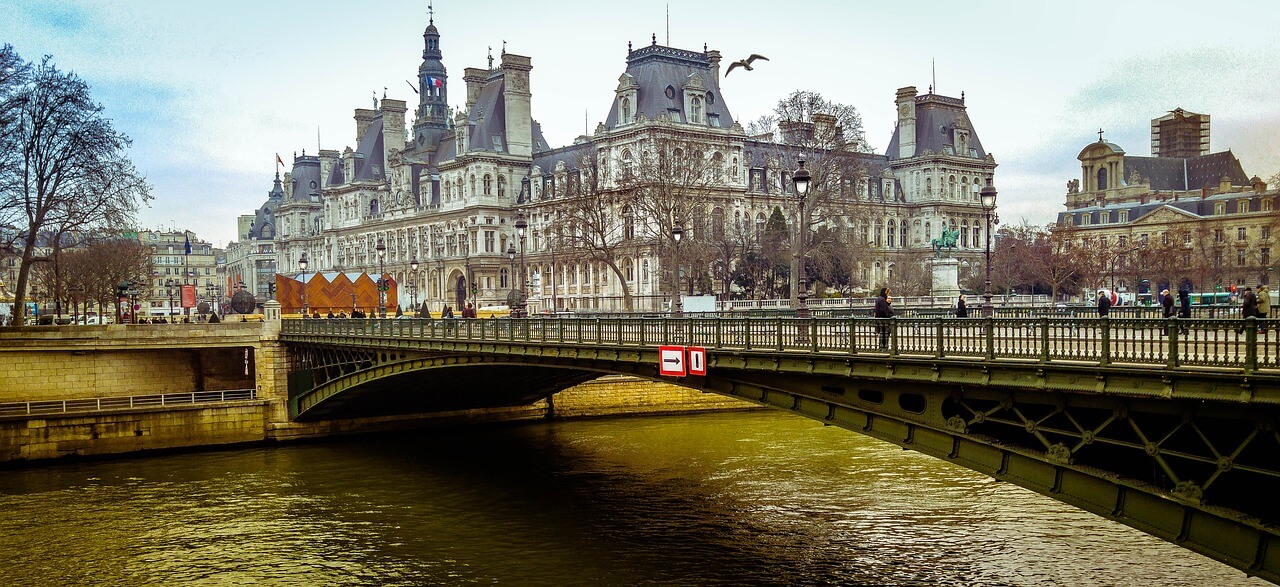París con poco dinero, vista del río Sena