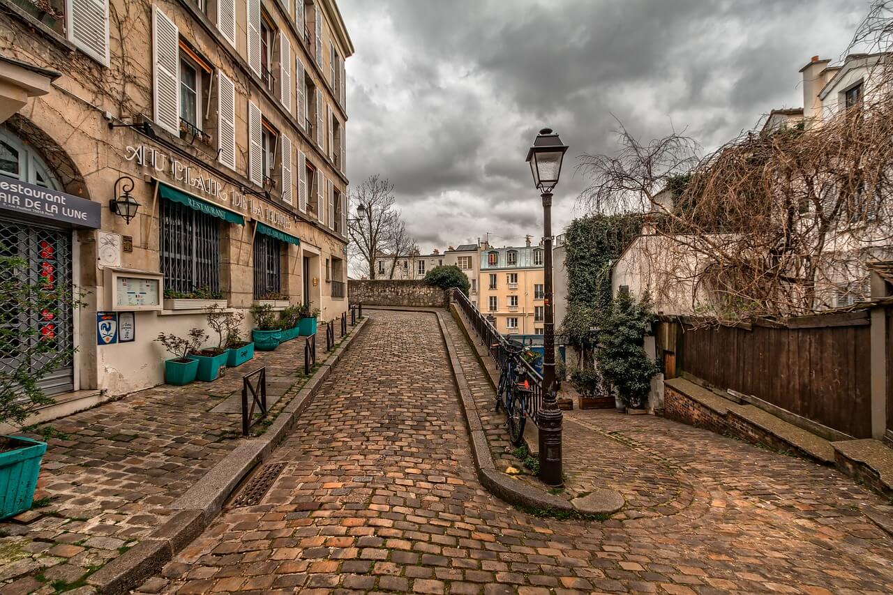 Barrio de Montmartre en París