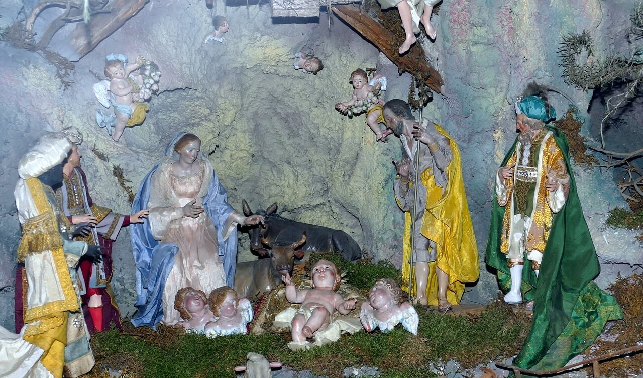 Pesebre típico de Italia