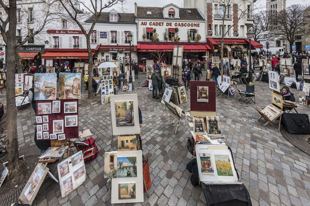 Pintores en la Place du Tertre