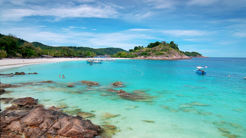 Playa en isla Redang