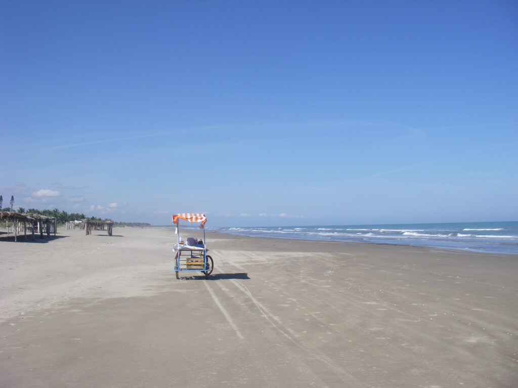 Playa de Tecolutla en México