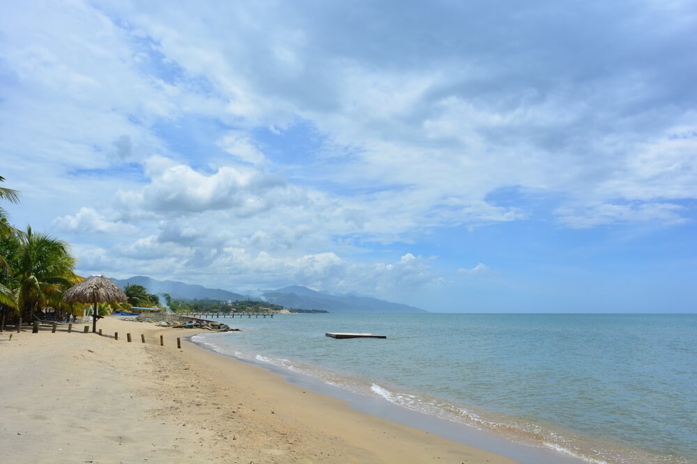 Playa de Trujillo en Honduras
