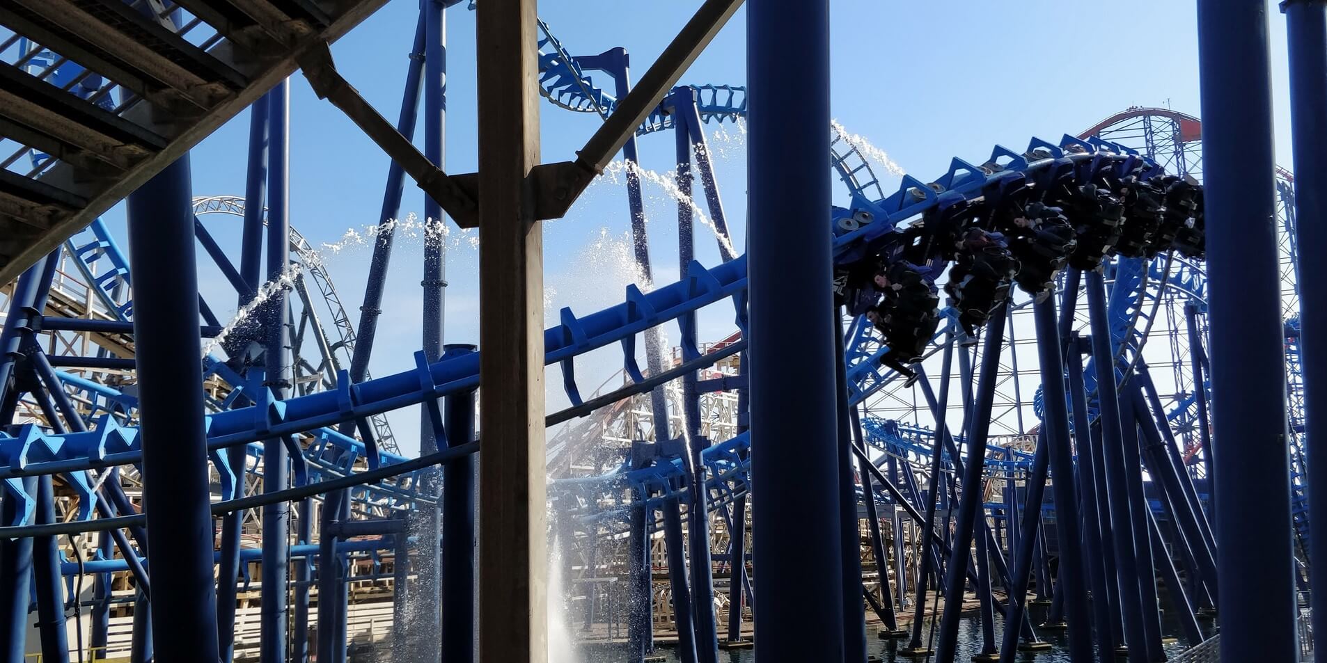 Montaña rusa en Pleasure Beach Blackpool