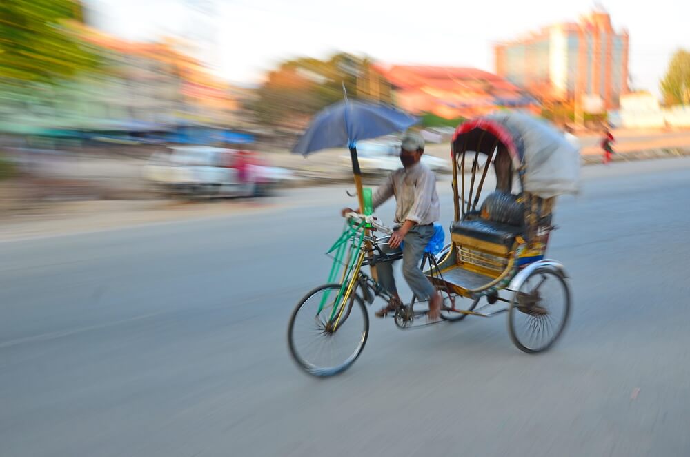 Rickshaw vacío