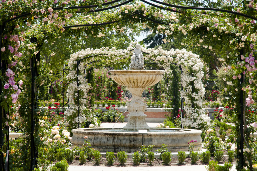 La Rosaleda en el Parque del Retiro de Madrid