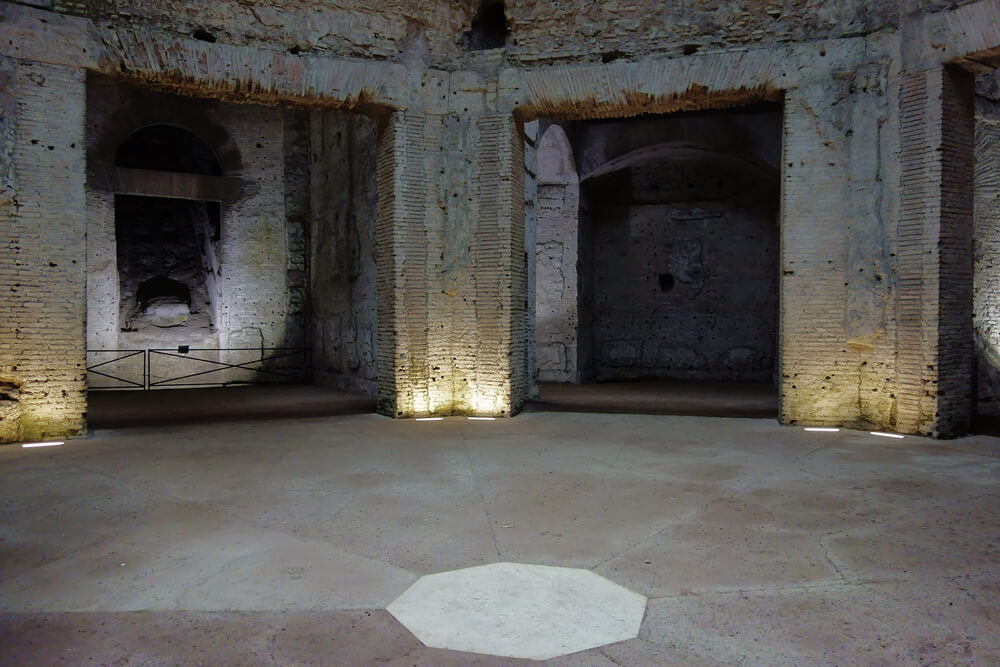 Sala octogonal del palacio de Nerón