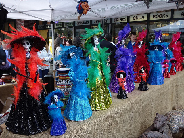 Calle de Salem en Halloween