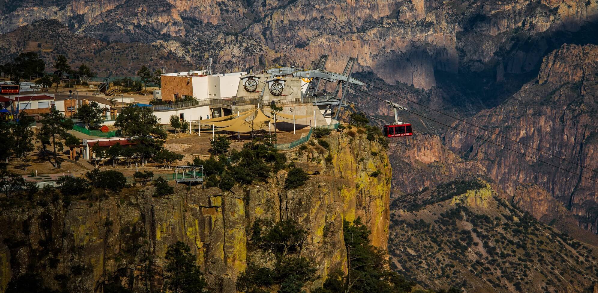 Teleférico en Barrancas del Cobre