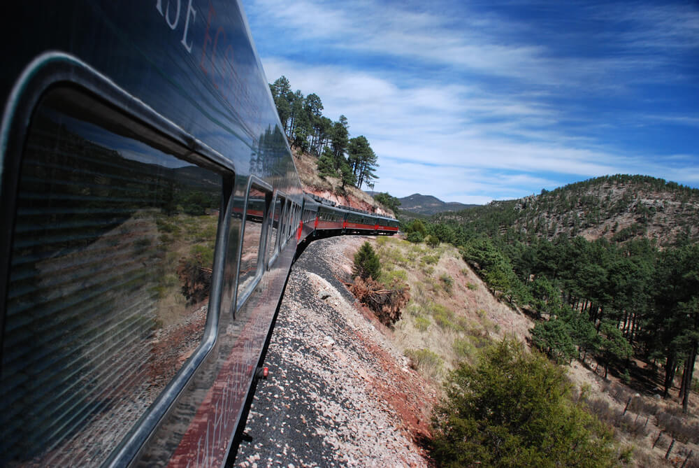 Tren del Chepe en las Barrancas del Cobre