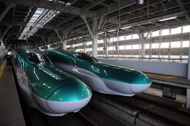 Trenes bala en Japón