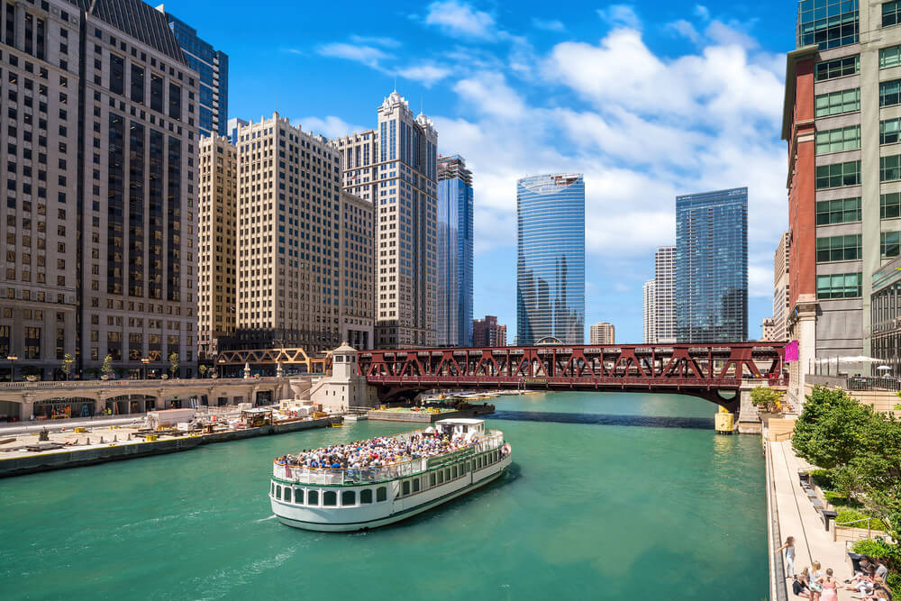 Vista de la ciudad de Chicago