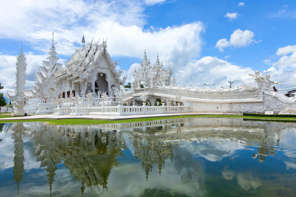 Templo Wat Rong Khun en Tailandia