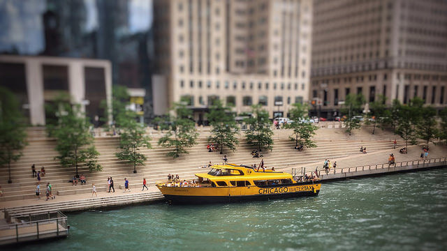 Water taxi en Chicago