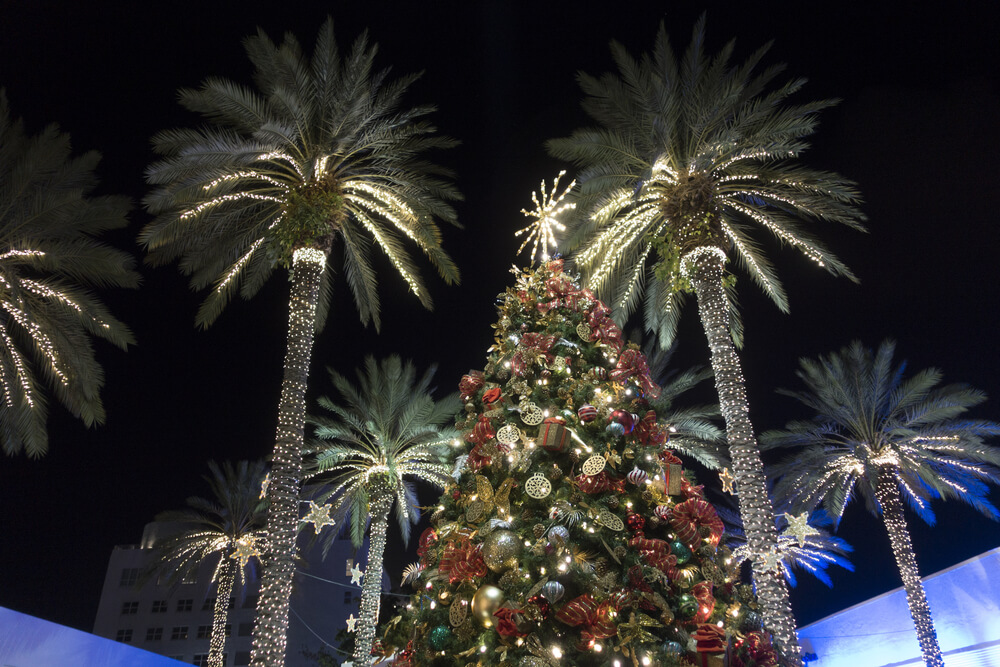 Luces de Navidad en Miami