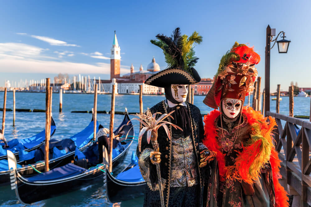 Disfraces del carnaval de Venecia