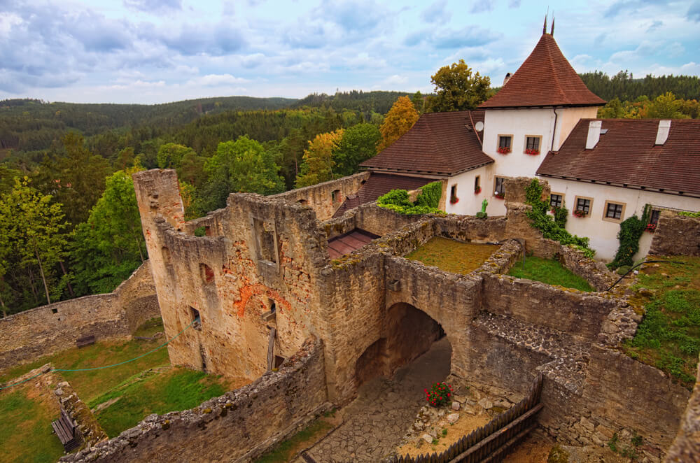 Castillo de Landstejn en la República Checa