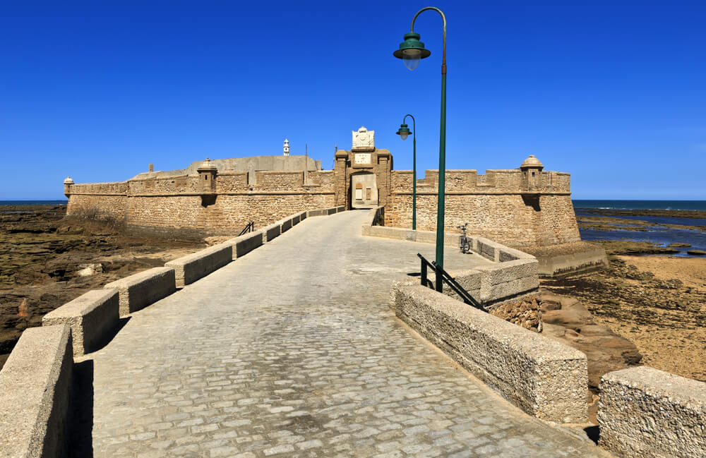 Castillo de San Sebastián en Cádiz