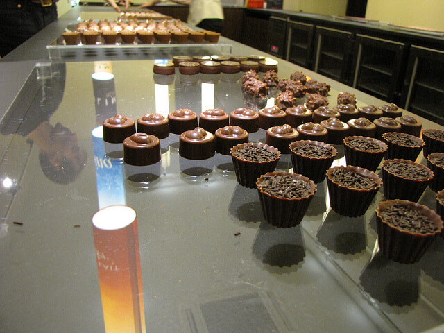 Degustación de chocolates Cailler