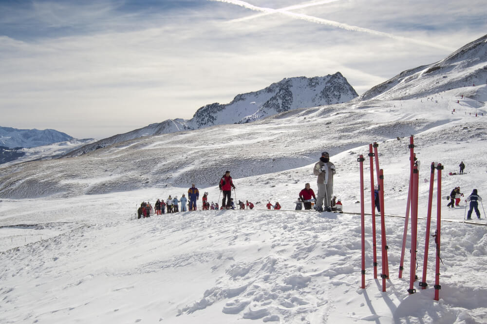 Esquiadores en Formigal