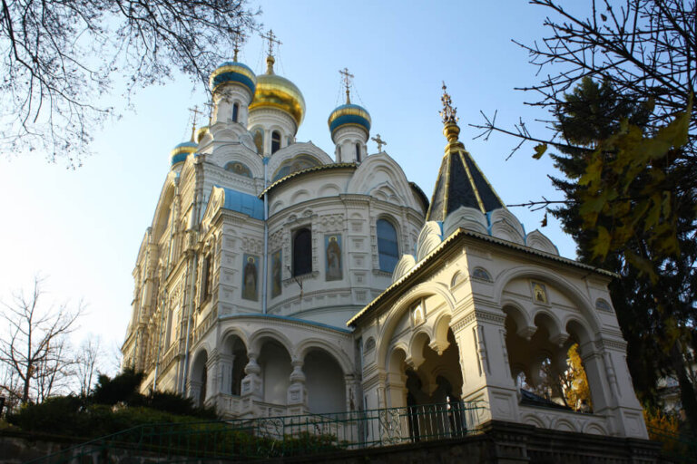 La iglesia ortodoxa de San Pedro y San Pablo de Karlovy Vary