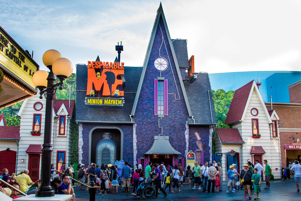 Minion Mayhem en los estudios Universal de Hollywood