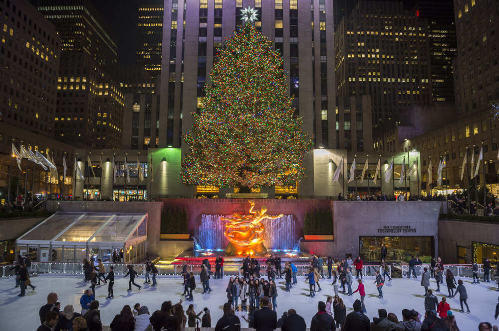 Pista de hielo del Rockefeller Center, uno de los destinos navideños especiales