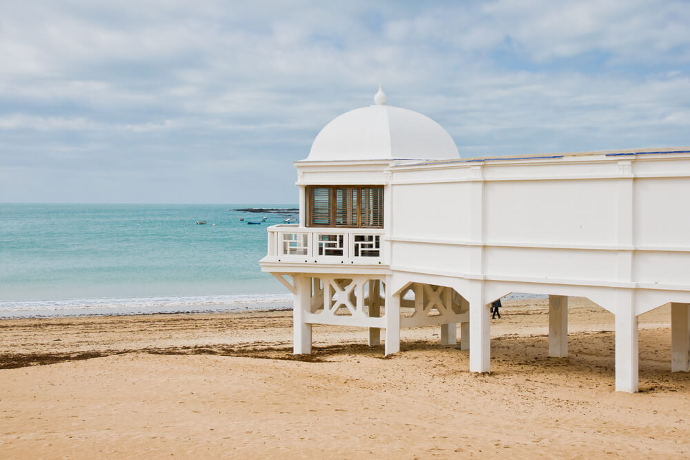 Playa de La Caleta en Cádiz