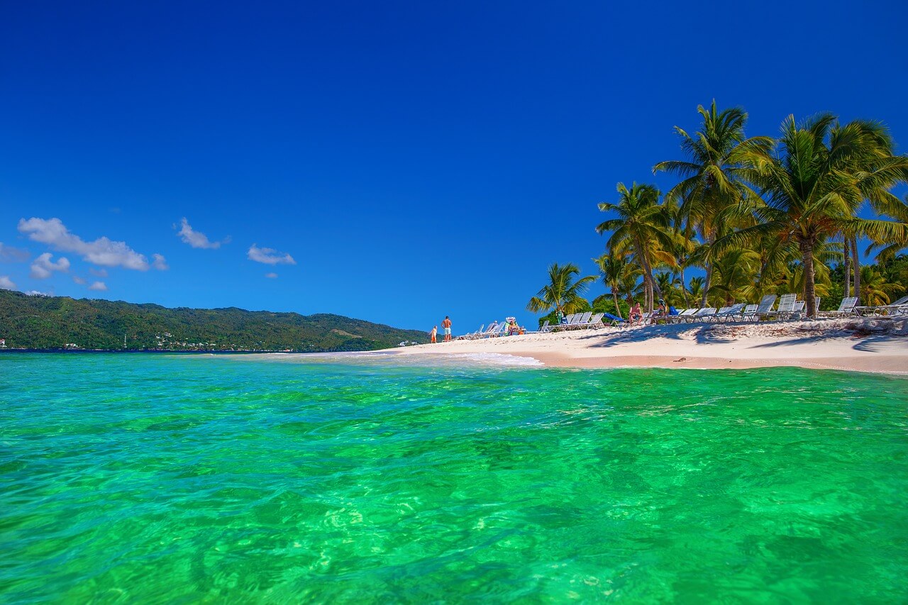 Playa en Samaná