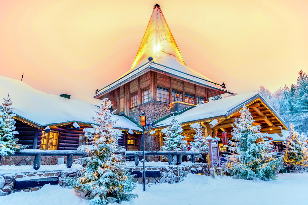 Santa Claus Village en Laponia en Finlandia