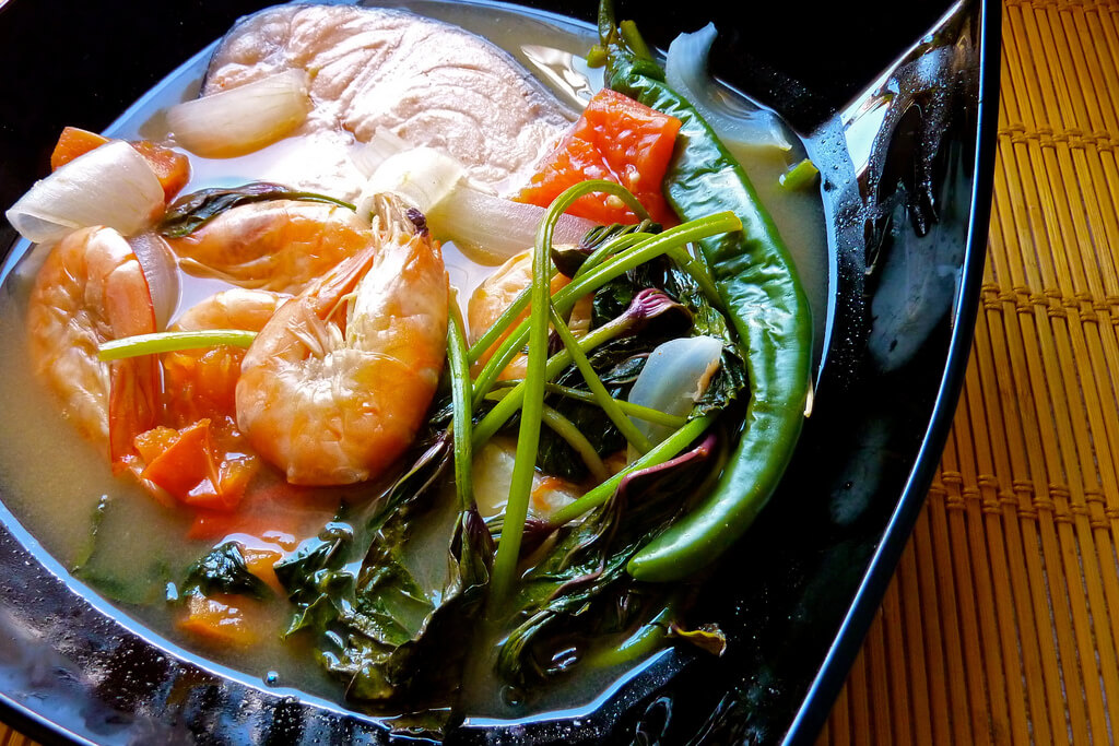 Sinigang, plato filipino