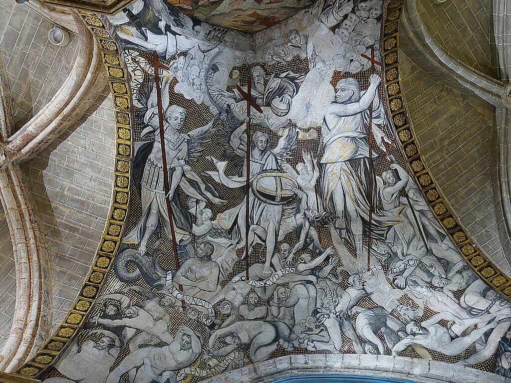 Pinturas en la catedral de Tarazona