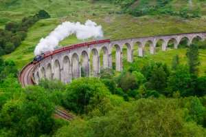 Viajes en tren espectaculares, viaducto Glenfinnan