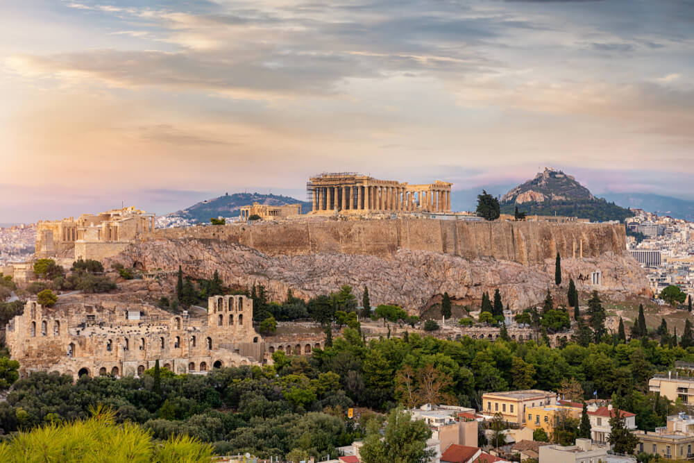Acrópolis de Atenas, símbolo de la Antigua Grecia