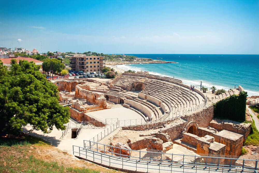 Anfiteatro de la Tarragona romana en Cataluña