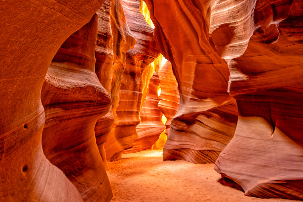 Interior del Antelope Canyon