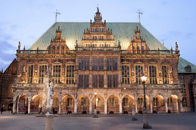 Visitamos el histórico ayuntamiento gótico de Bremen