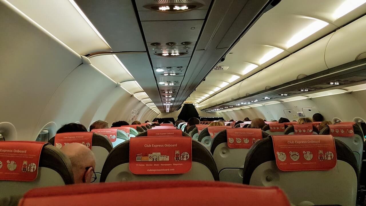 Cabina de un avión